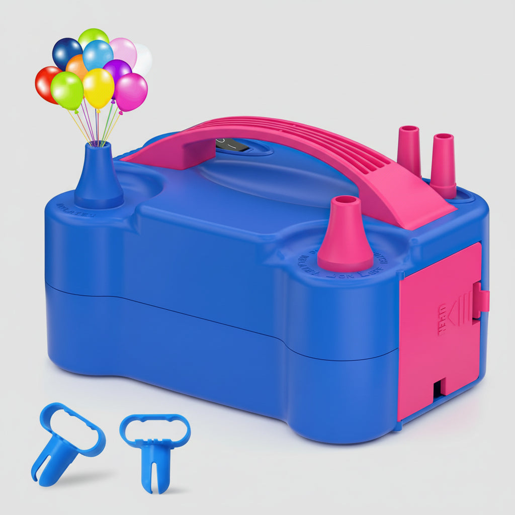 Electric Double Nozzle Balloon Pump Fast Party Decoration