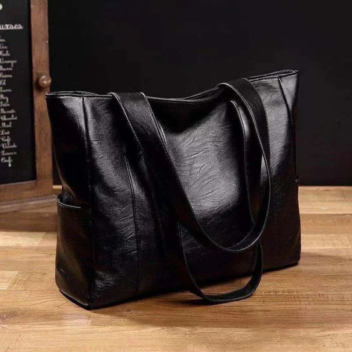 Borsa Tracolla Pelle Stile Retrò Superficie Liscia - Image 3