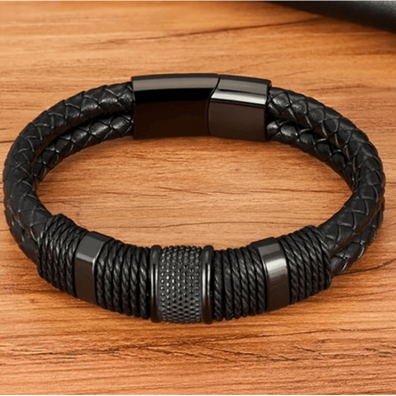 Bracciale Uomo Intrecciato Chiusura Magnetica - Image 10