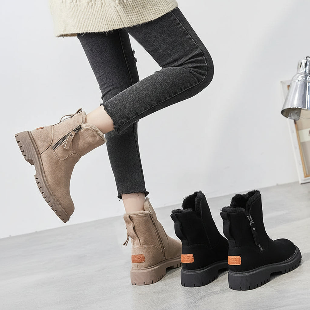 Orthopedic Winter Boots Women Wool Comfort Wide Fit