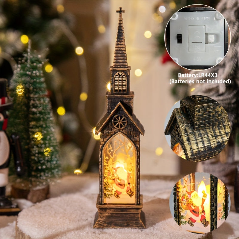 CandleLicht - 4 Peças de Decorações de Velas LED de Natal a Pilhas