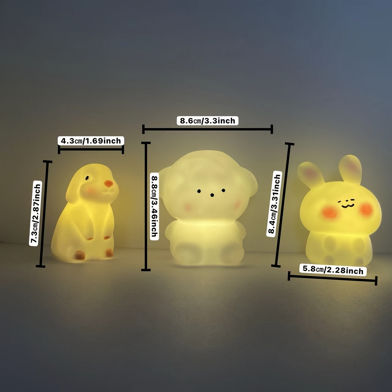 GlowDeco - Battery-Powered Decorative Night Light