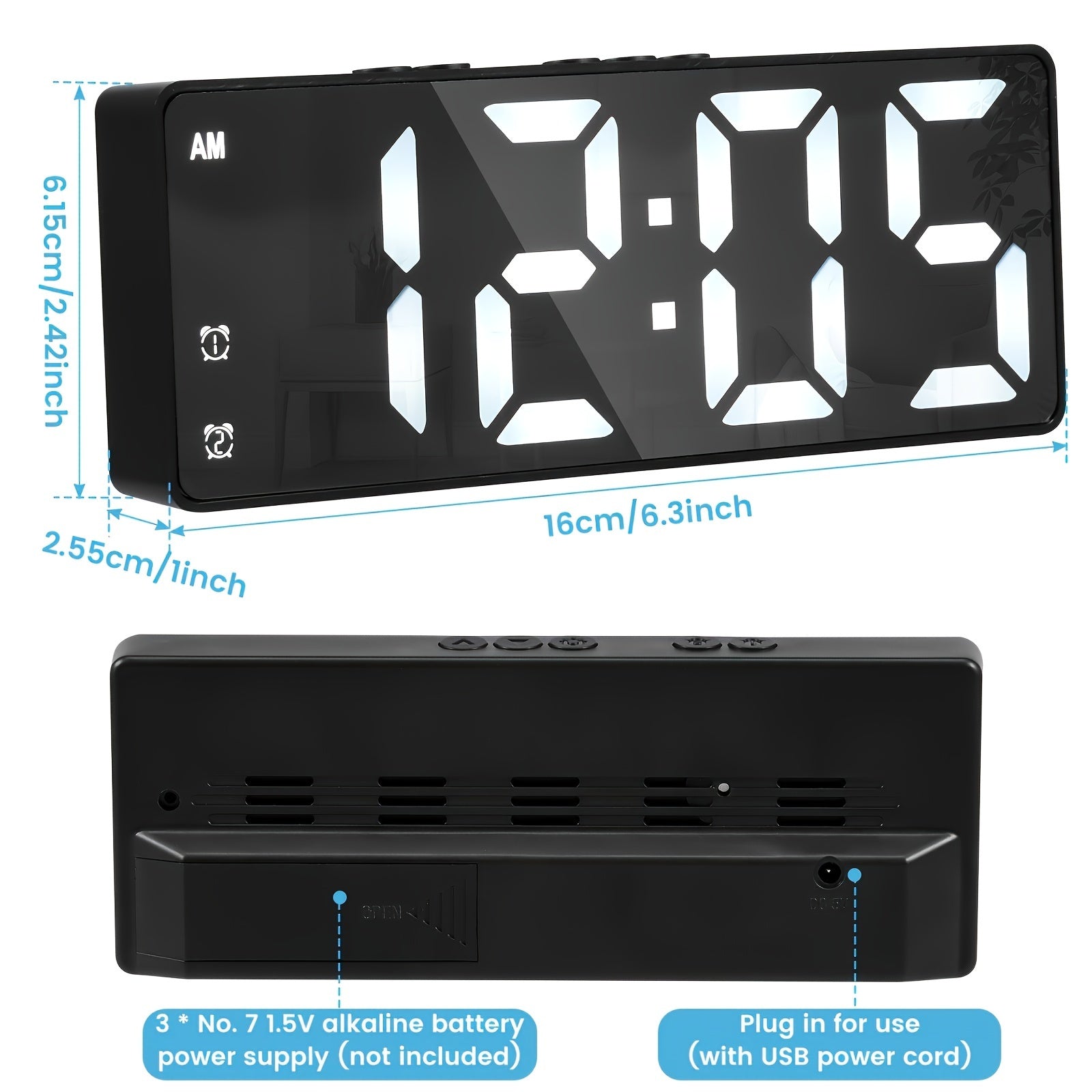 DigiGlow - Digital Alarm Clock with LED Display