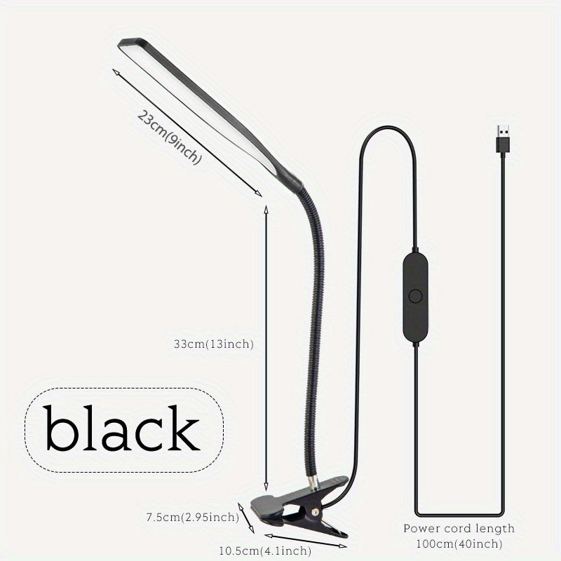 FlexiGlow - LED Desk Lamp with Gooseneck and Clamp