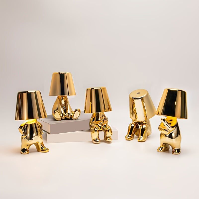 LuminAura - LED Table Lamp with Rechargeable Battery and Dimmable Color Temperatures