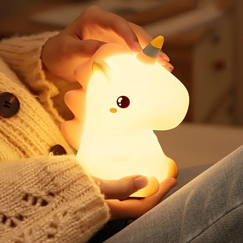 UnicornGlow - Warm Unicorn Night Light with 7 Colors and Eye Protection