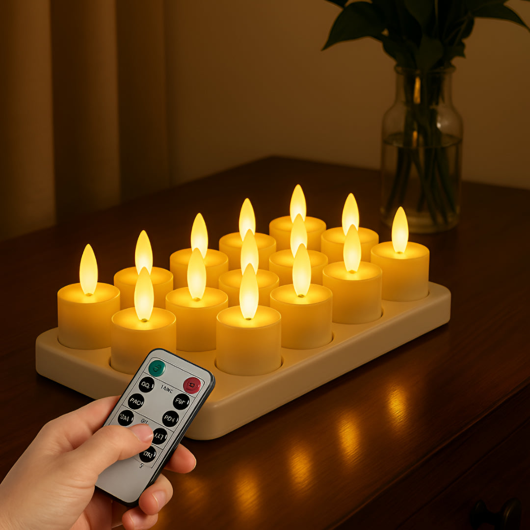 Velas LED Velas Recargables Velas Decorativas Recargables