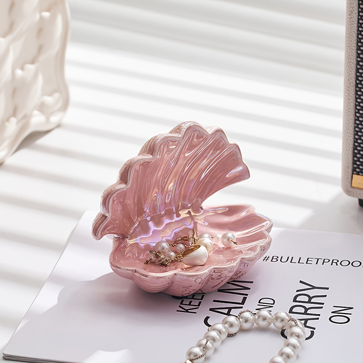 ArtBowl - Porcelain Jewelry Tray | Decorative Art Style for Living Room & Entrance