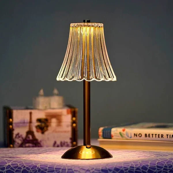 GlowFusion - Lampada da tavolo wireless Kristallen