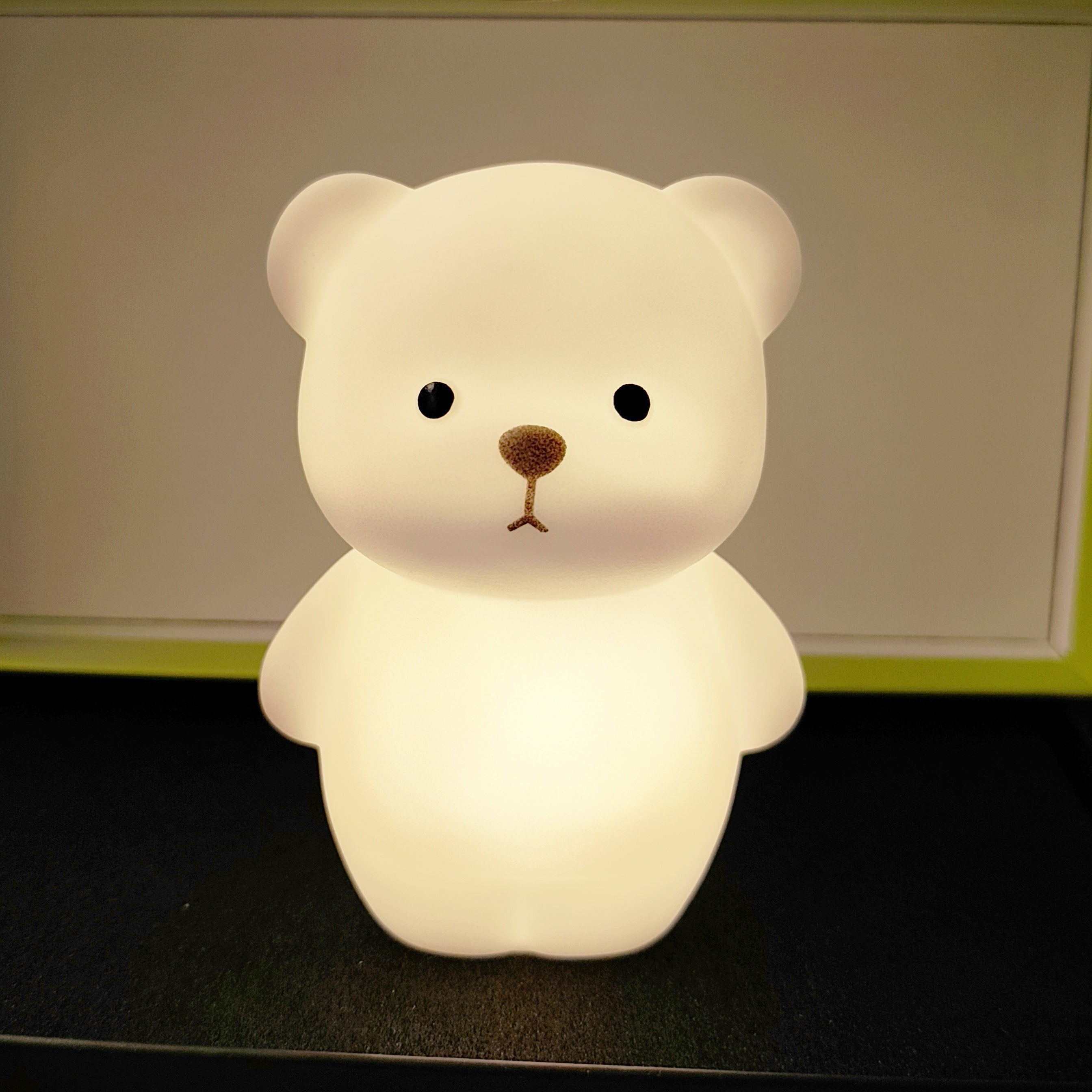 RusticBear - Freestanding Bear Night Light with LED Spotlight