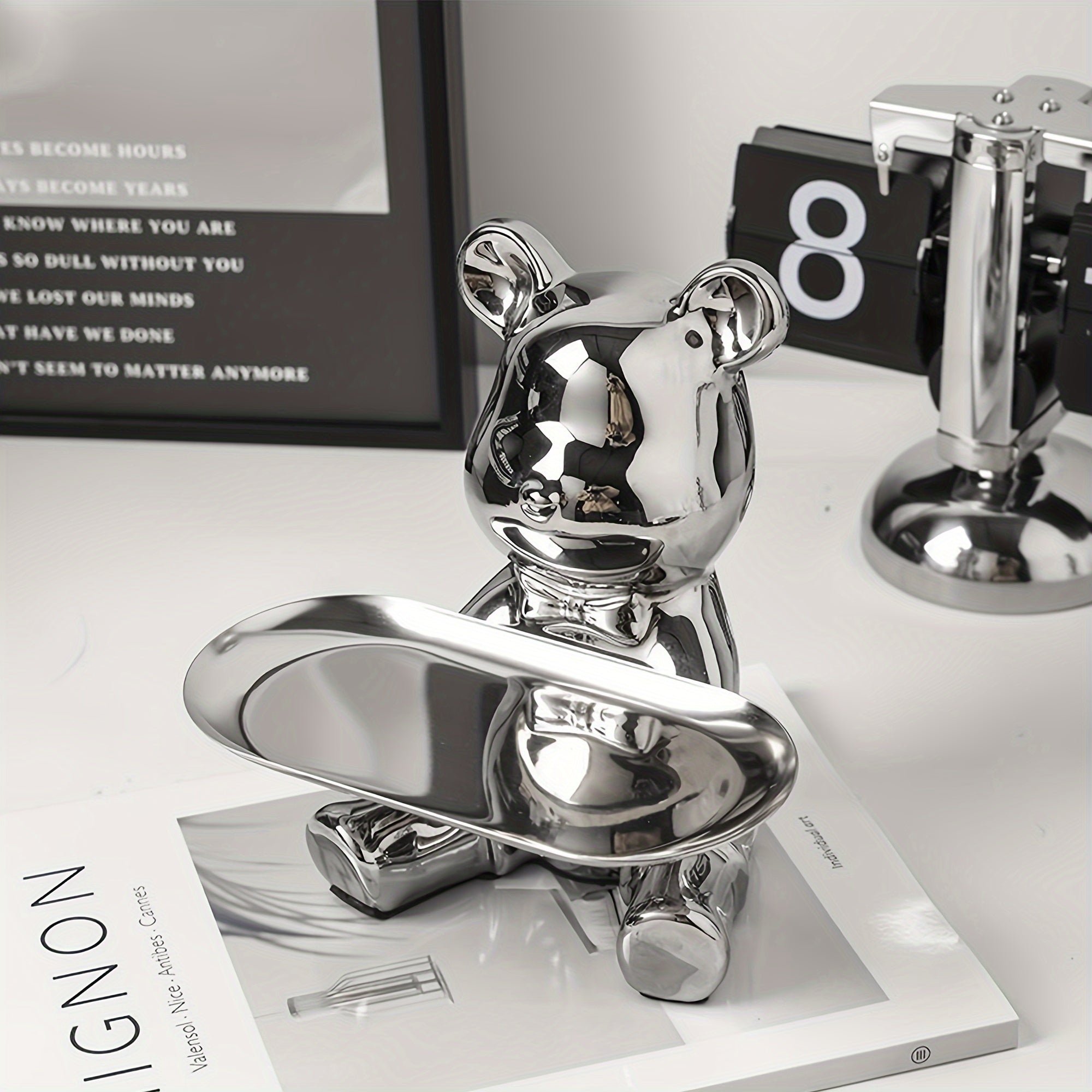 CeramiBear - Ceramic Bear & Rabbit Decorative Tray