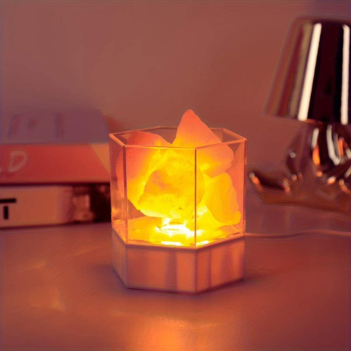 Salt Lamp - Himalayan Night Lamp with USB Connection