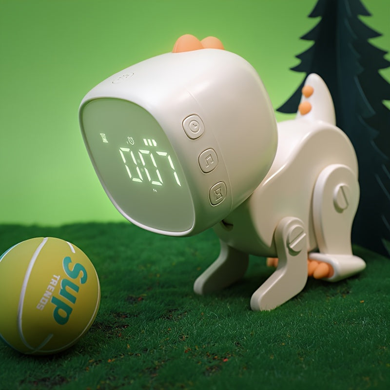 TimeDino - Smart Cartoon Alarm Clock with USB Charging Port