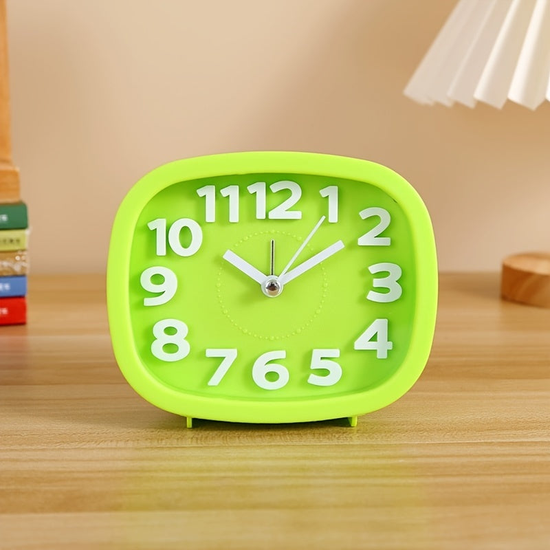 TimeSquare - Compact Square Alarm Clock with 3D Design