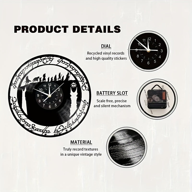 MythicWarrior - Silent Vinyl Wall Clock