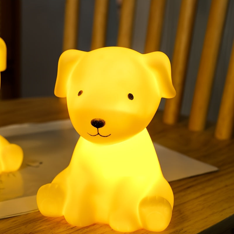 PuppyGlow - Cute Cartoon Dog Lamp with Warm Light for Room Decoration