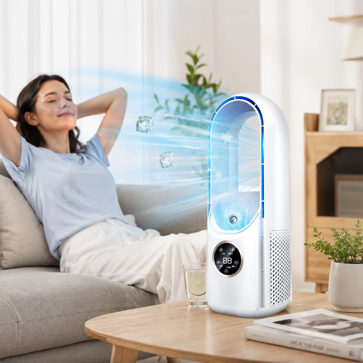 Condizionatore Portatile Senza Tubo Ventilatore Silenzioso Compatto - Image 2