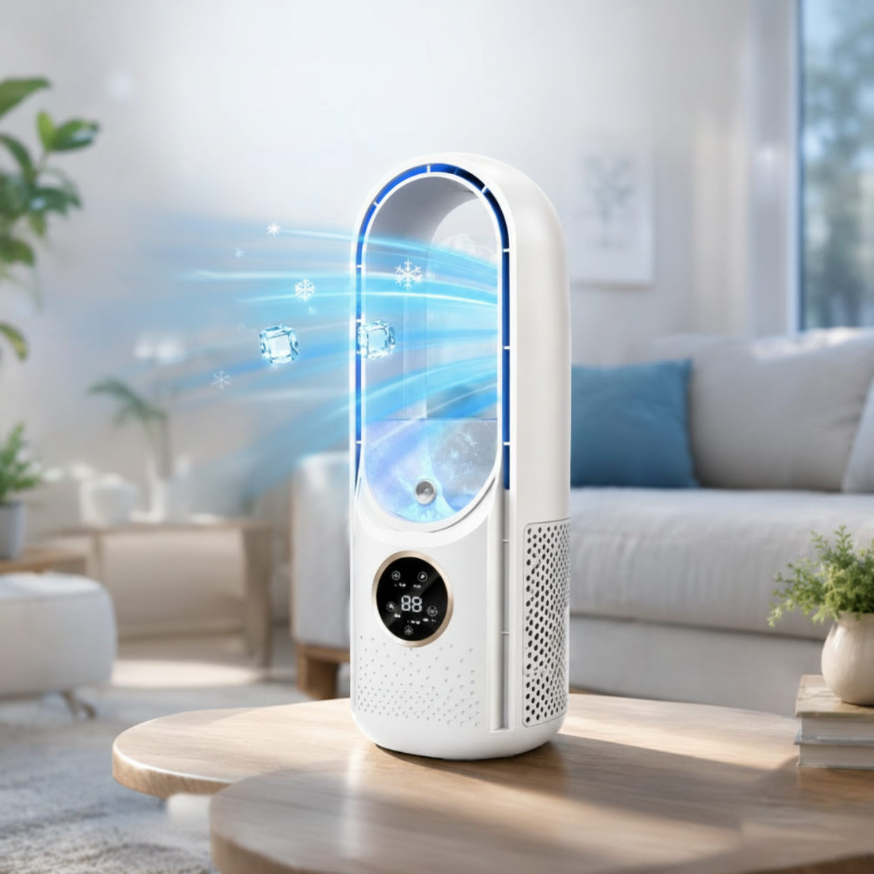 Condizionatore Portatile Senza Tubo Ventilatore Silenzioso Compatto - Image 4