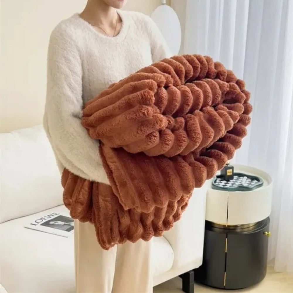 Coperta Calda Peluche Morbida Oversize Casa Letto - Image 11