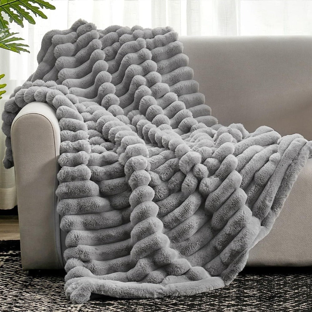 Coperta Calda Peluche Morbida Oversize Casa Letto - Image 2