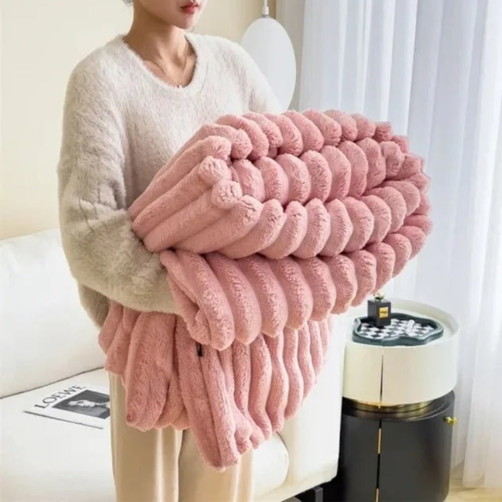 Coperta Calda Peluche Morbida Oversize Casa Letto - Image 4