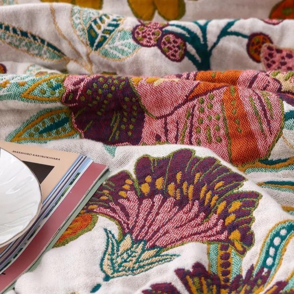 Coperta Floreale Decorativa Casa Accogliente - Image 4