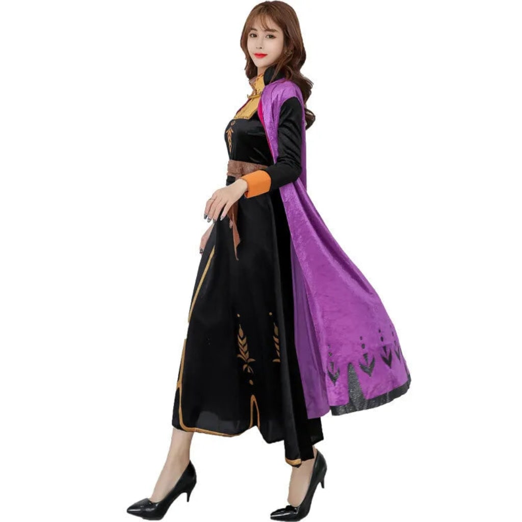 Costume Di Halloween Abito Elegante Mantello Lungo - Image 3