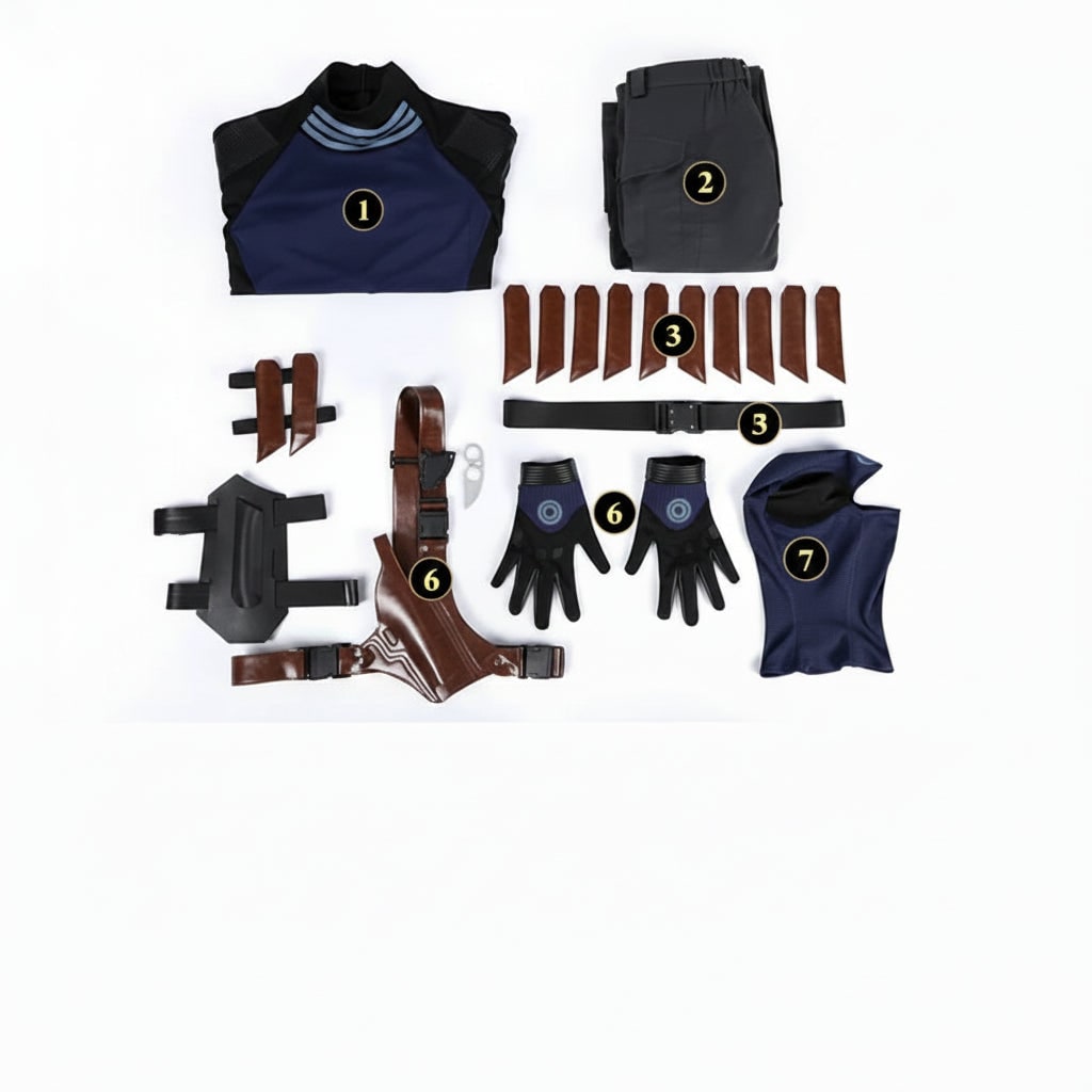 Costume Di Halloween Outfit Tattico Eroe d'Azione - Image 4