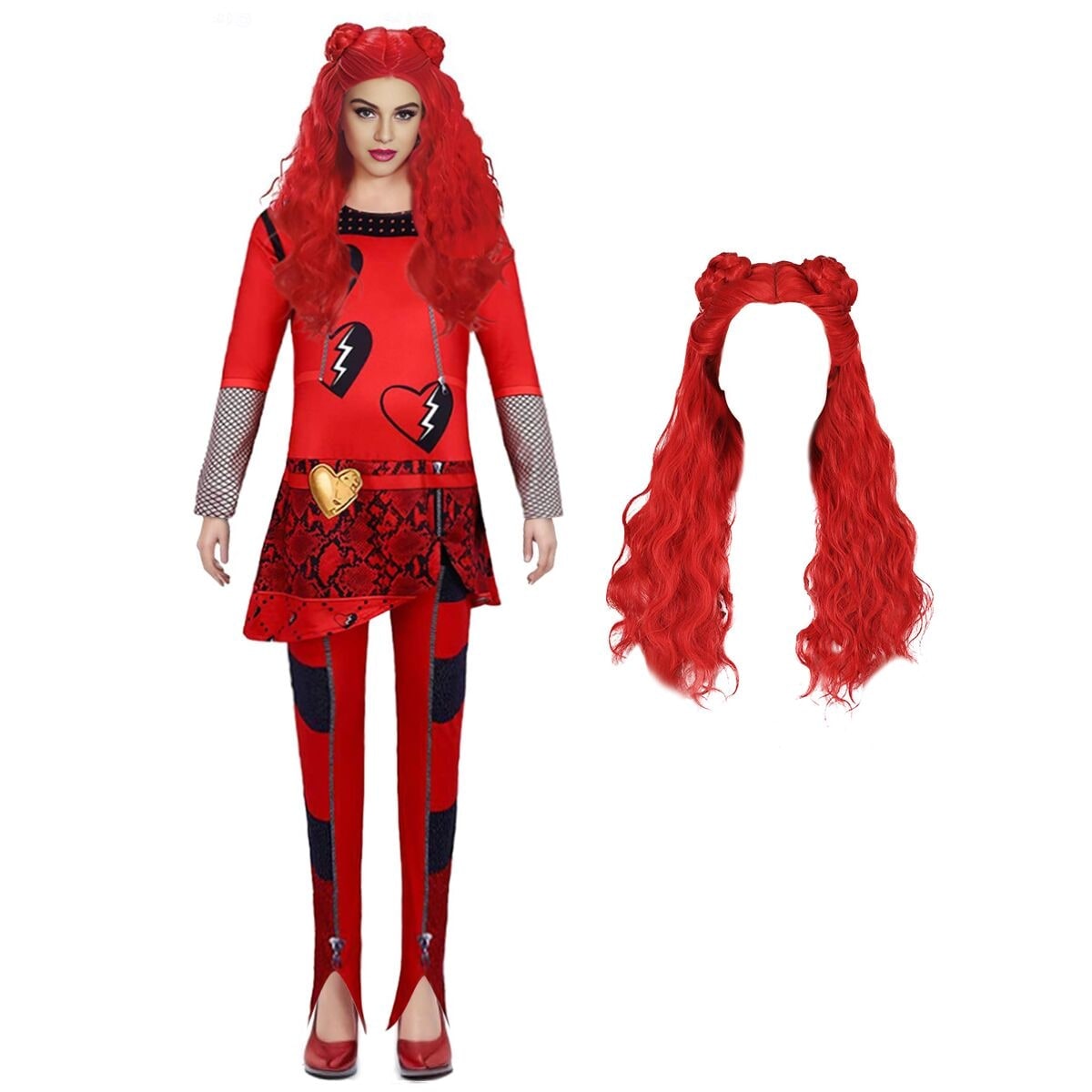 Costume Di Halloween Set Parrucca Taglia Unica - Image 2