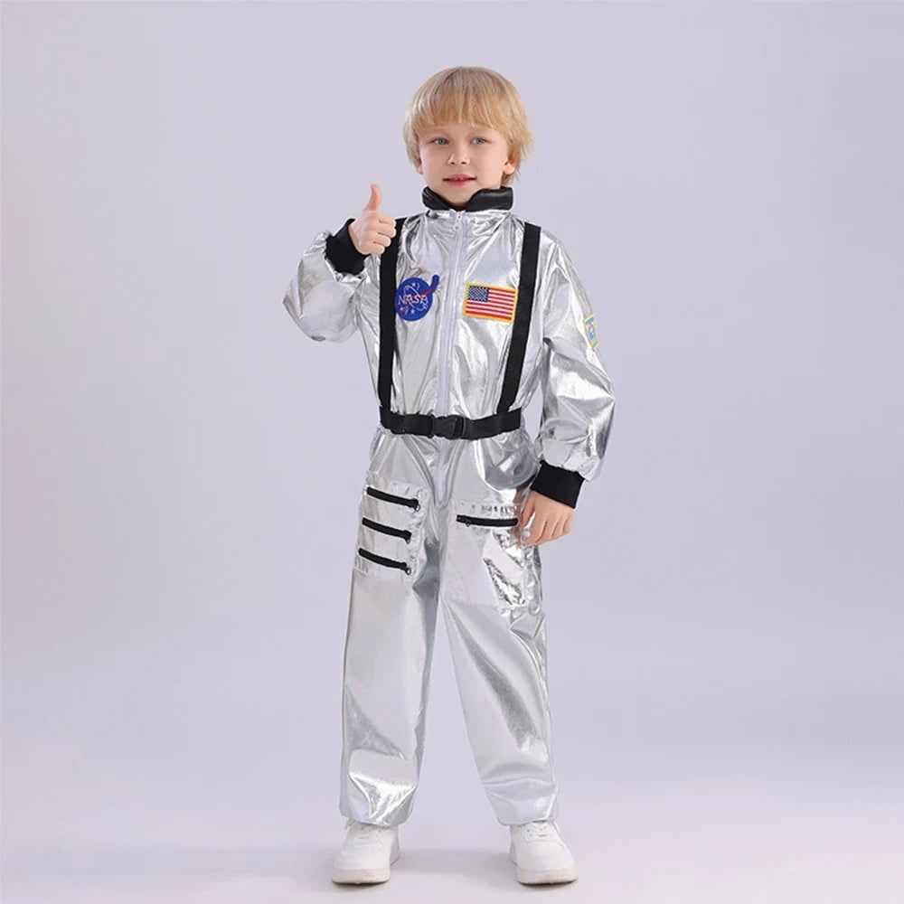 Costume Di Halloween Tuta Astronauta Avventura Spaziale Divertente - Image 1