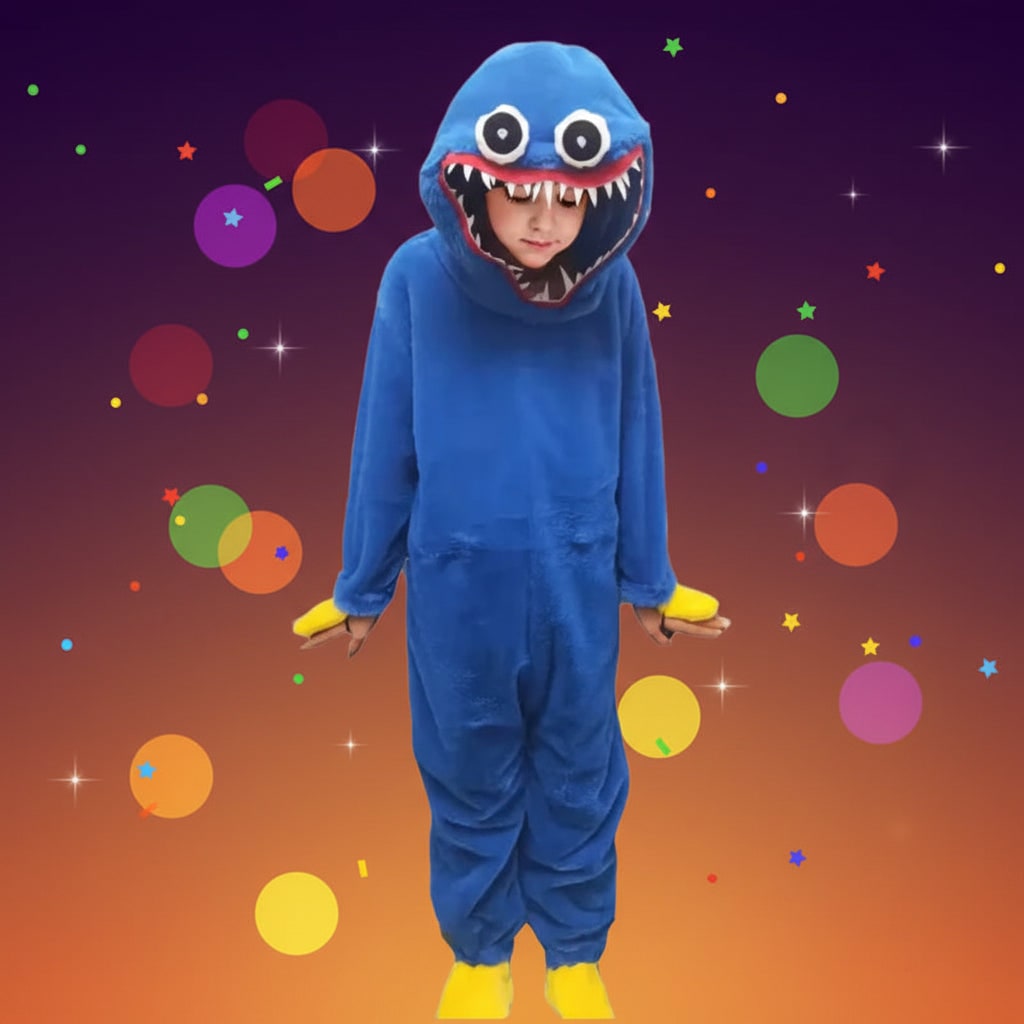 Costume Di Halloween Tutina Mostro Cappuccio - Image 2