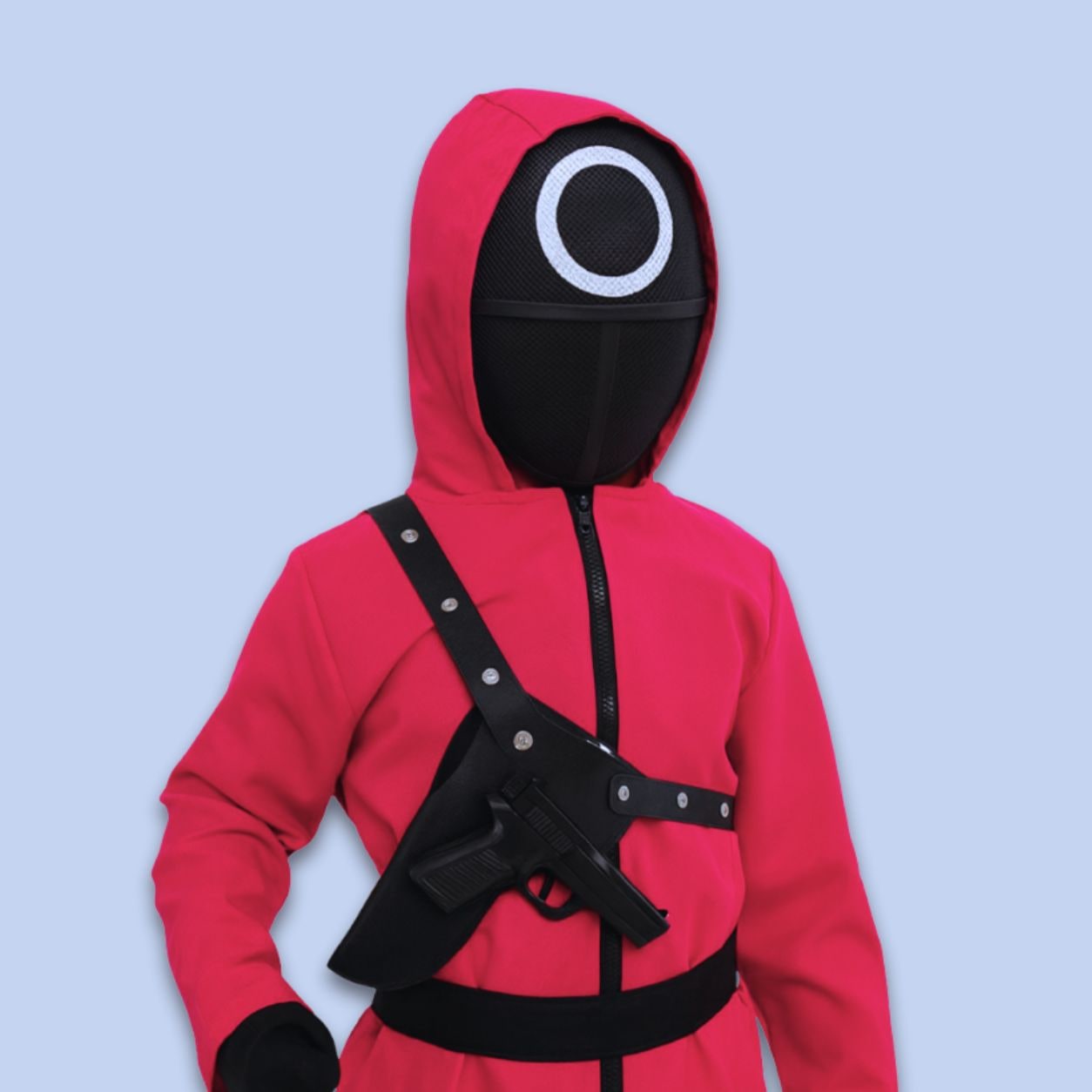 Costume Halloween Bambino Tuta Guardia Con Maschera - Image 2