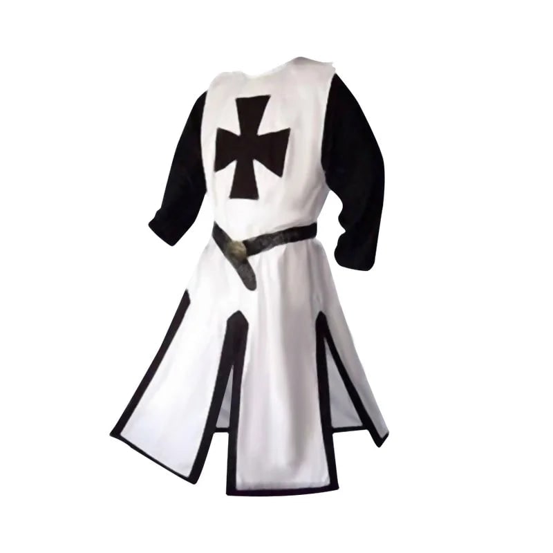 Costume Halloween Cavaliere Mantello Festa Medievale - Image 13