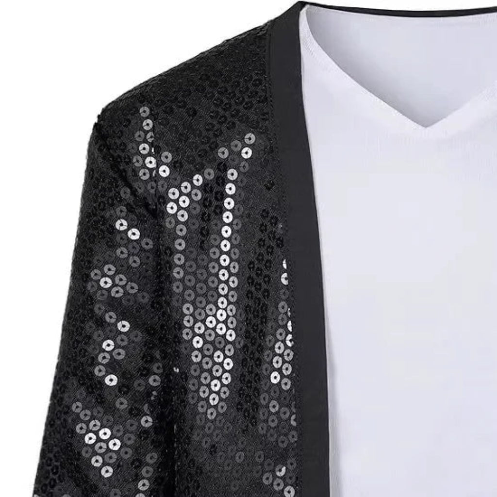 Costume Halloween Giacca Paillettes Outfit Spettacolo - Image 3