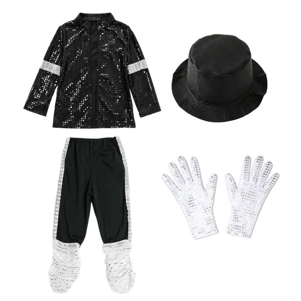Costume Halloween Giacca Paillettes Pantaloni Festa Divertente - Image 2