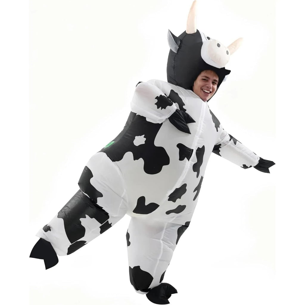 Costume Halloween Mucca Gonfiabile Divertente Unico - Image 3