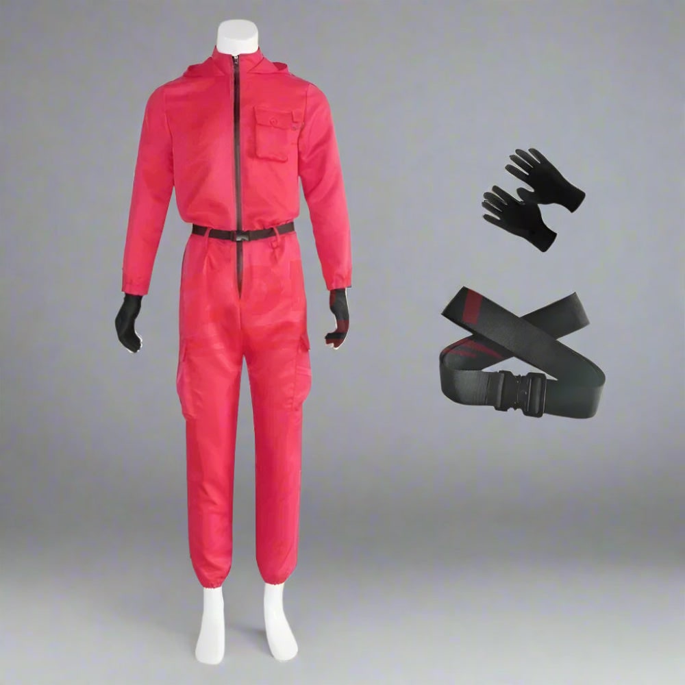 Costume Halloween Tuta Guardia Maschera Festa Cosplay - Image 12