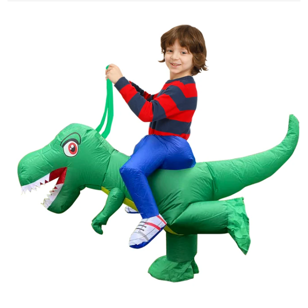 Costumi Halloween Dinosauro Gonfiabile Bambini Carnevale - Image 1
