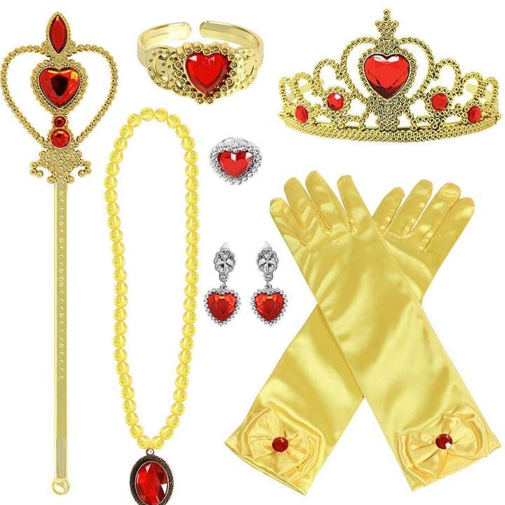 Costumi Halloween Principessa Bambina Abito Corona - Image 9