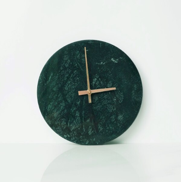 Orologio da parete in marmo nordico