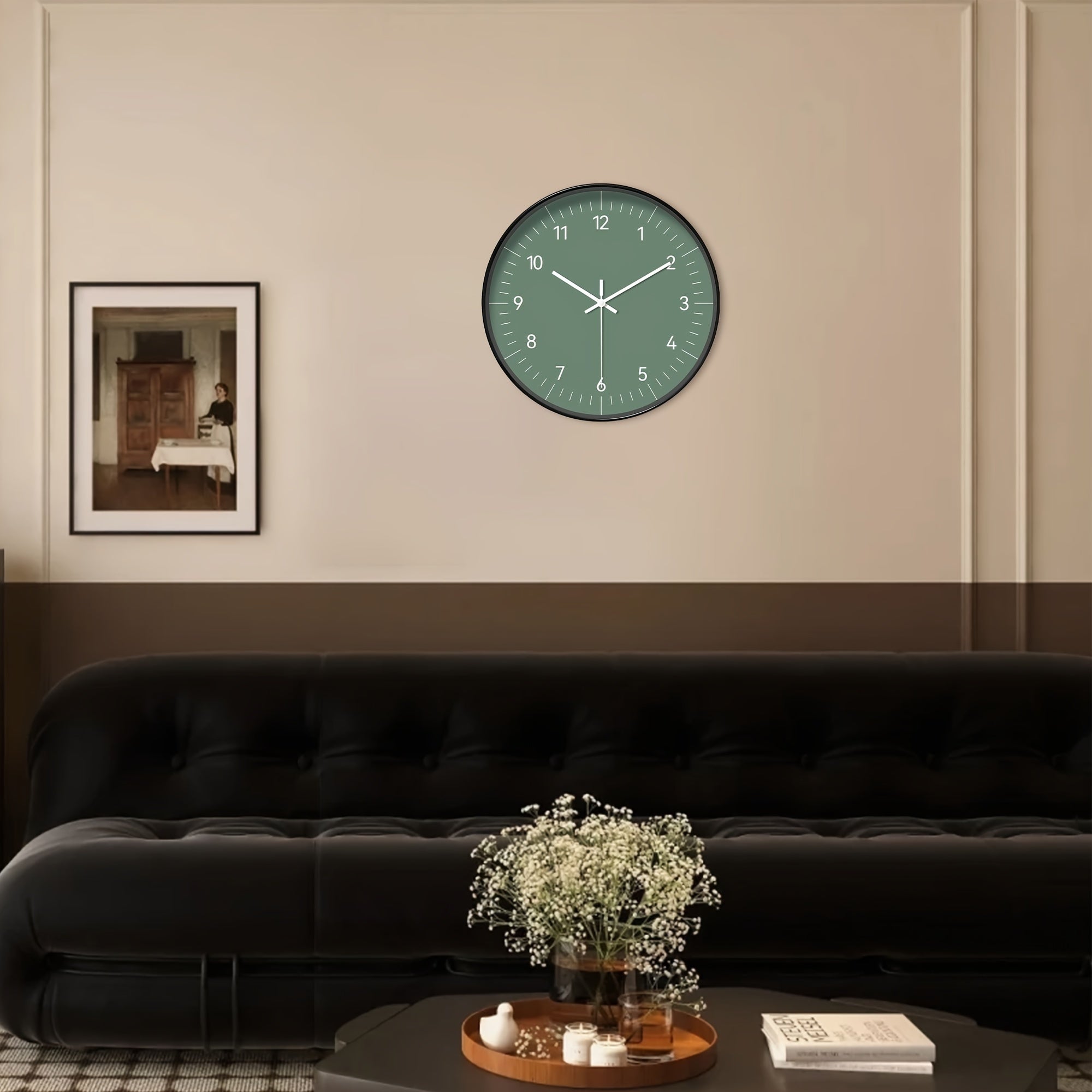 FantasyTime - Modern Silent Wall Clock, 20 cm