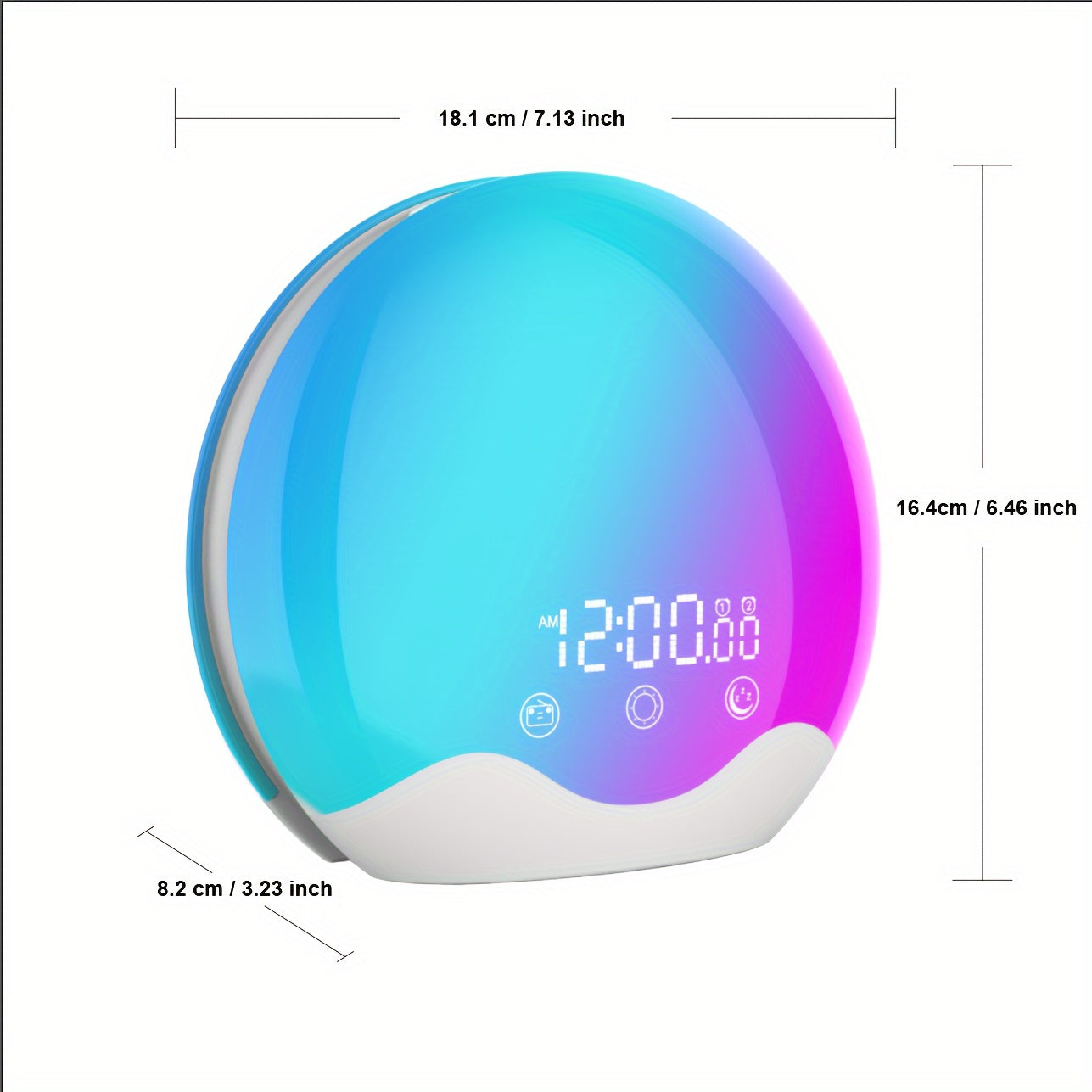 HaloLight - Sunrise Simulation Alarm Clock with Touch Control