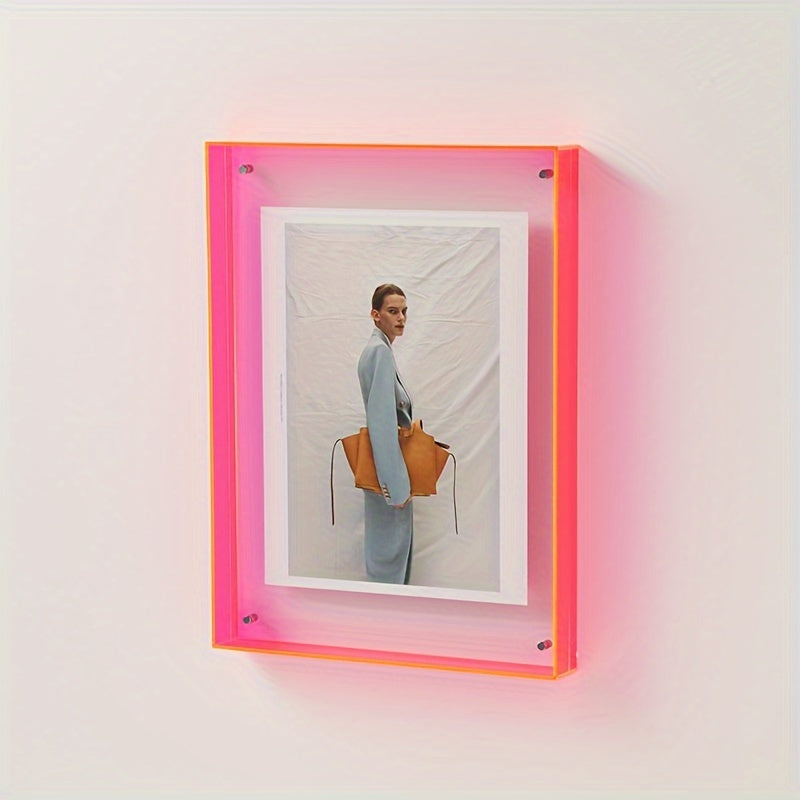Acrylic Photo Frame DIY - Transparent Poster Frame for Bedroom and Table Decoration
