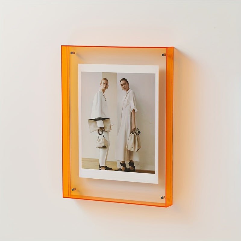 Acrylic Photo Frame DIY - Transparent Poster Frame for Bedroom and Table Decoration