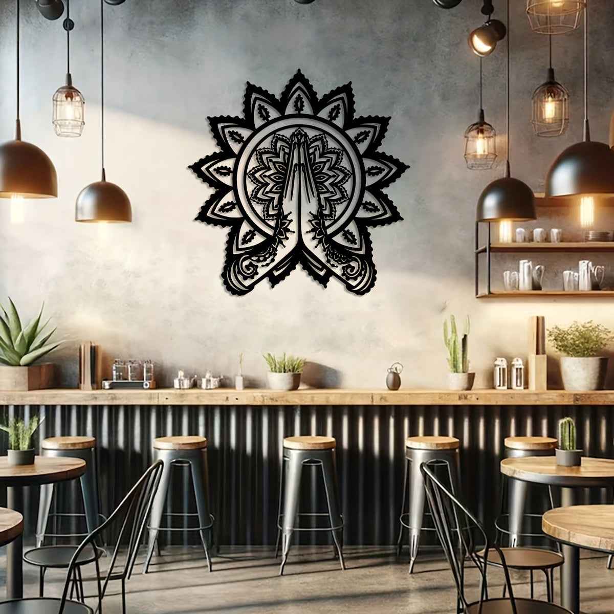 YogaMandala - Iron Meditation Wall Art