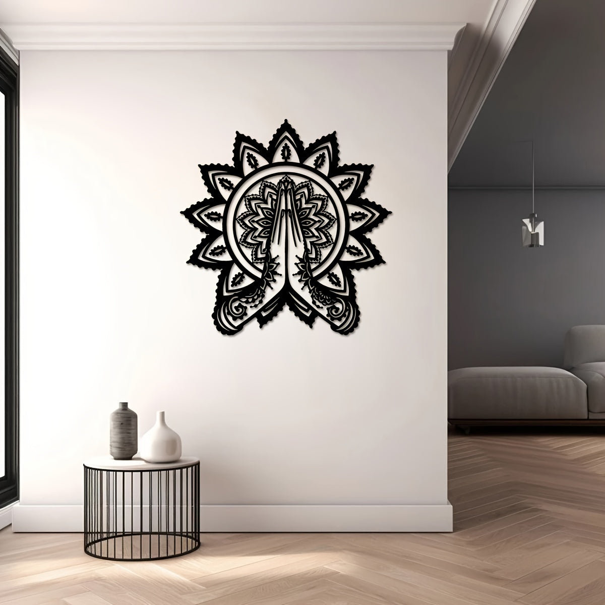 YogaMandala - Iron Meditation Wall Art
