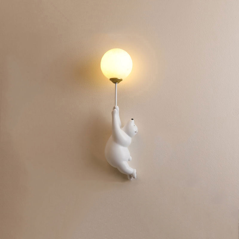 Fateh Design Lampada da Parete Interna a LED per Birra, Bianca, Cameretta/Camera da Letto