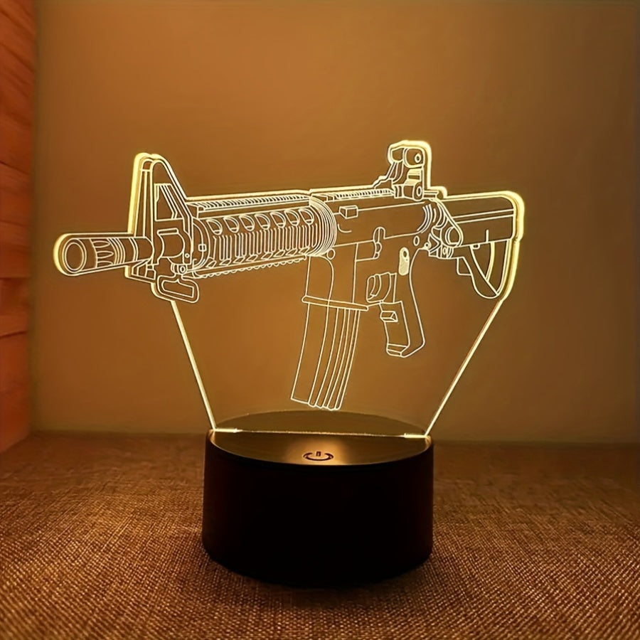 GeoLight - 3D Geometric LED Desk Lamp with Touch Control