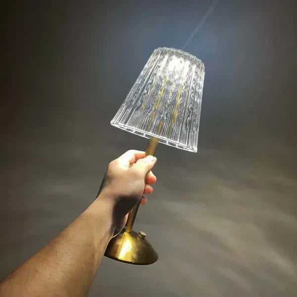 GlowFusion - Lampada da tavolo wireless Kristallen