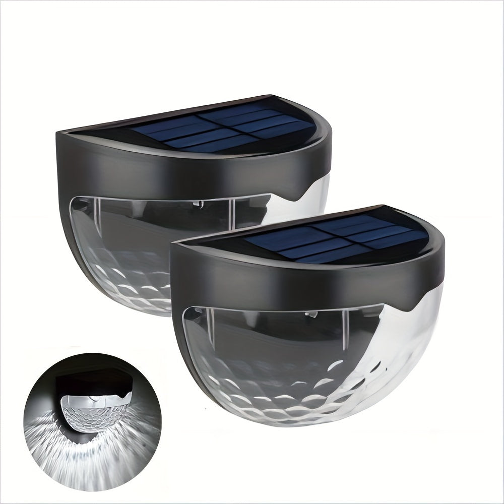 SolarFence - Iluminação para Cerca Solar Exterior, Impermeável e Decorativa